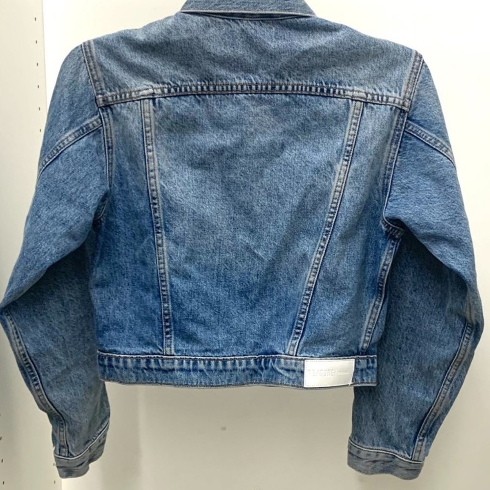 Re/Done Originals Vintage 90's Trucker Denim Jacket Size: Small 100% cotton - Picture 2 of 5